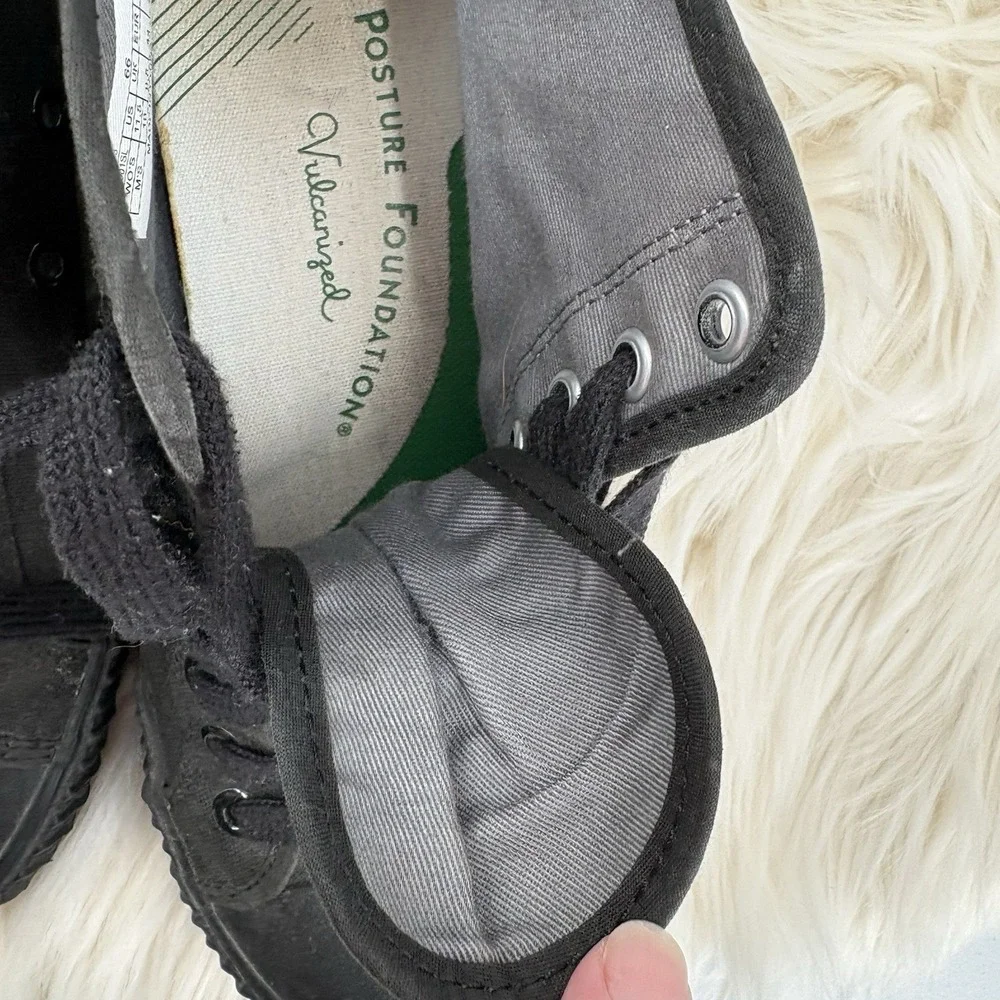 PF Flyers Center Hi Top Shoes Sandlot Benny The Jet Black Men's 10 Women's 11.5